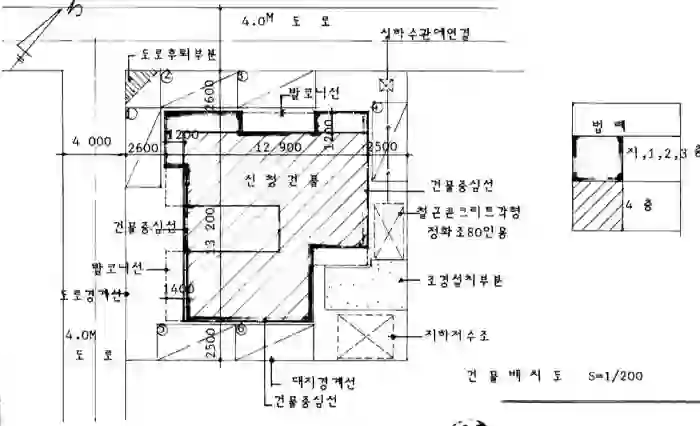 궁전빌라 배치도 이미지